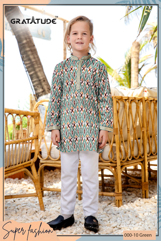 Designer Kurta Set from Gratitude Kids Wear